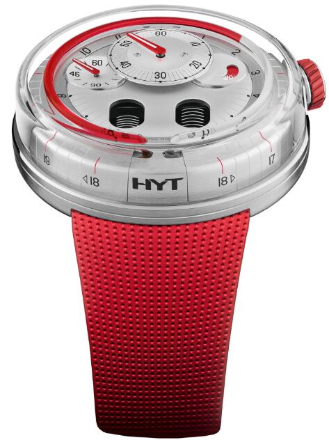 HYT H0 X Eau Rouge Silver 048-AC-95-RF-RU Replica watch